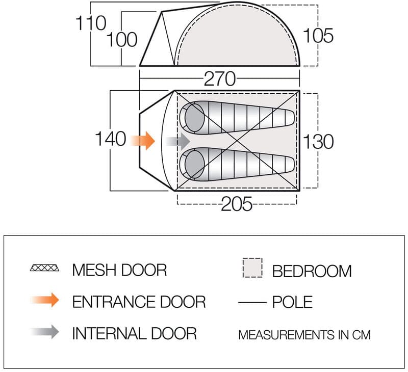 Vango 2-person Tay 200 tent - Image 9
